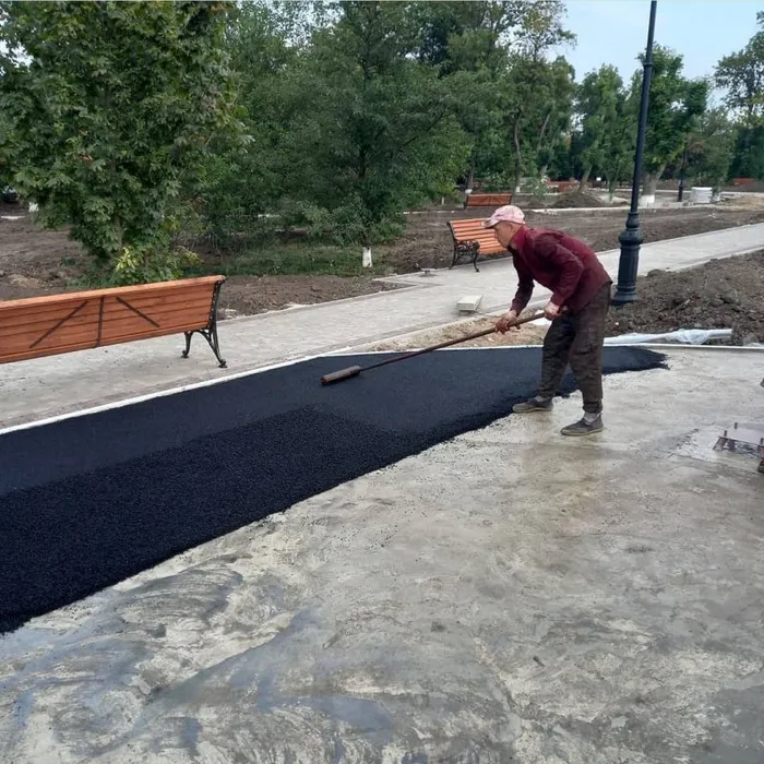 Ремонт парка в Шевченковском