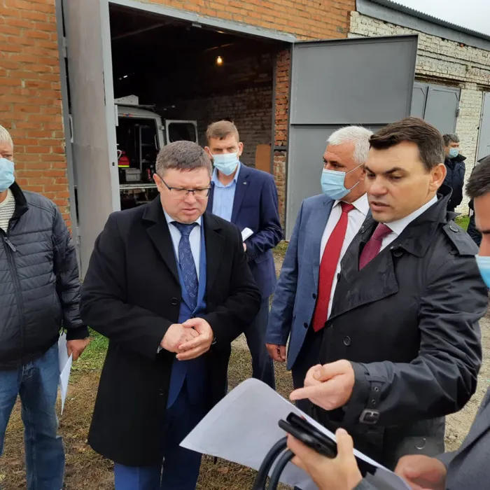 Министр ГО и ЧС края Сергей Штриков посетил наш район.